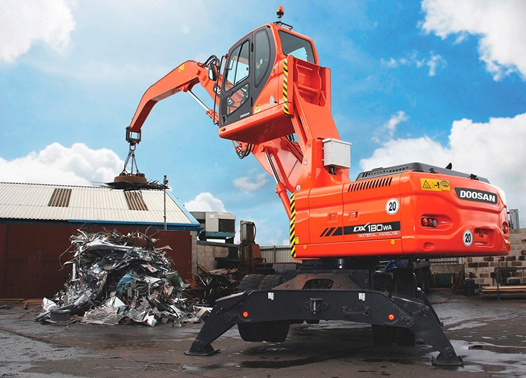 Экскаватор для перегрузки материалов Develon DX180W MH